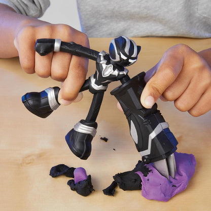Play-Doh Marvel Hero Adventure Playset Capitan America, Pantera Nera e Spider-Man per bambini dai 4 anni in su