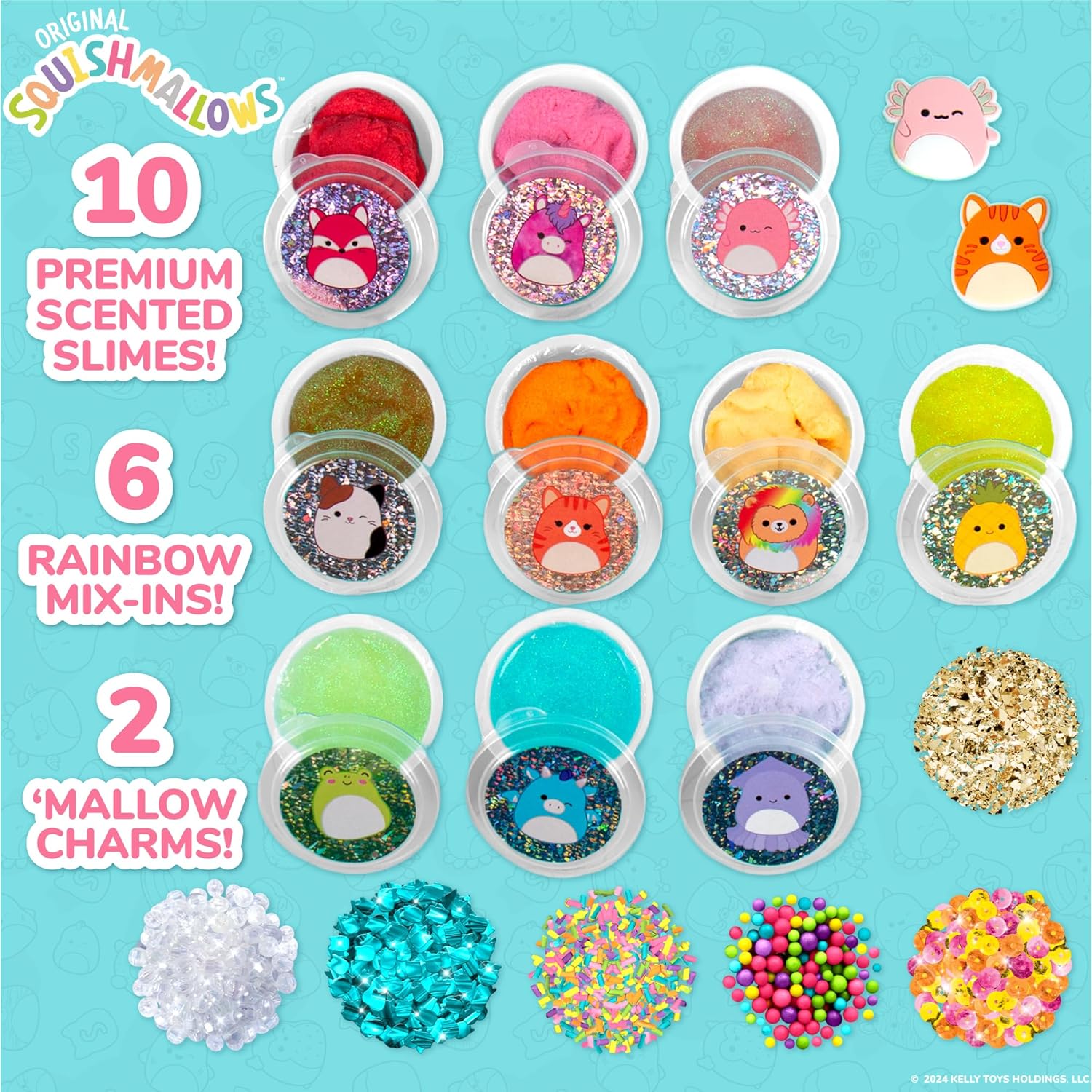 Squishmallows Original Ultimate Slime Mix'Ins 10er-Pack