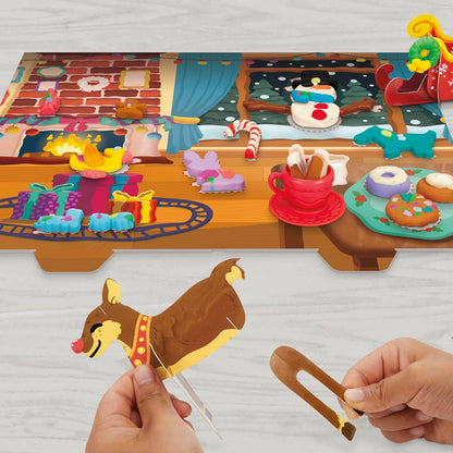 Play-Doh Feiertags-Adventskalender, 24-Tage-Countdown mit Überraschungsgeschenken ab 3 Jahren