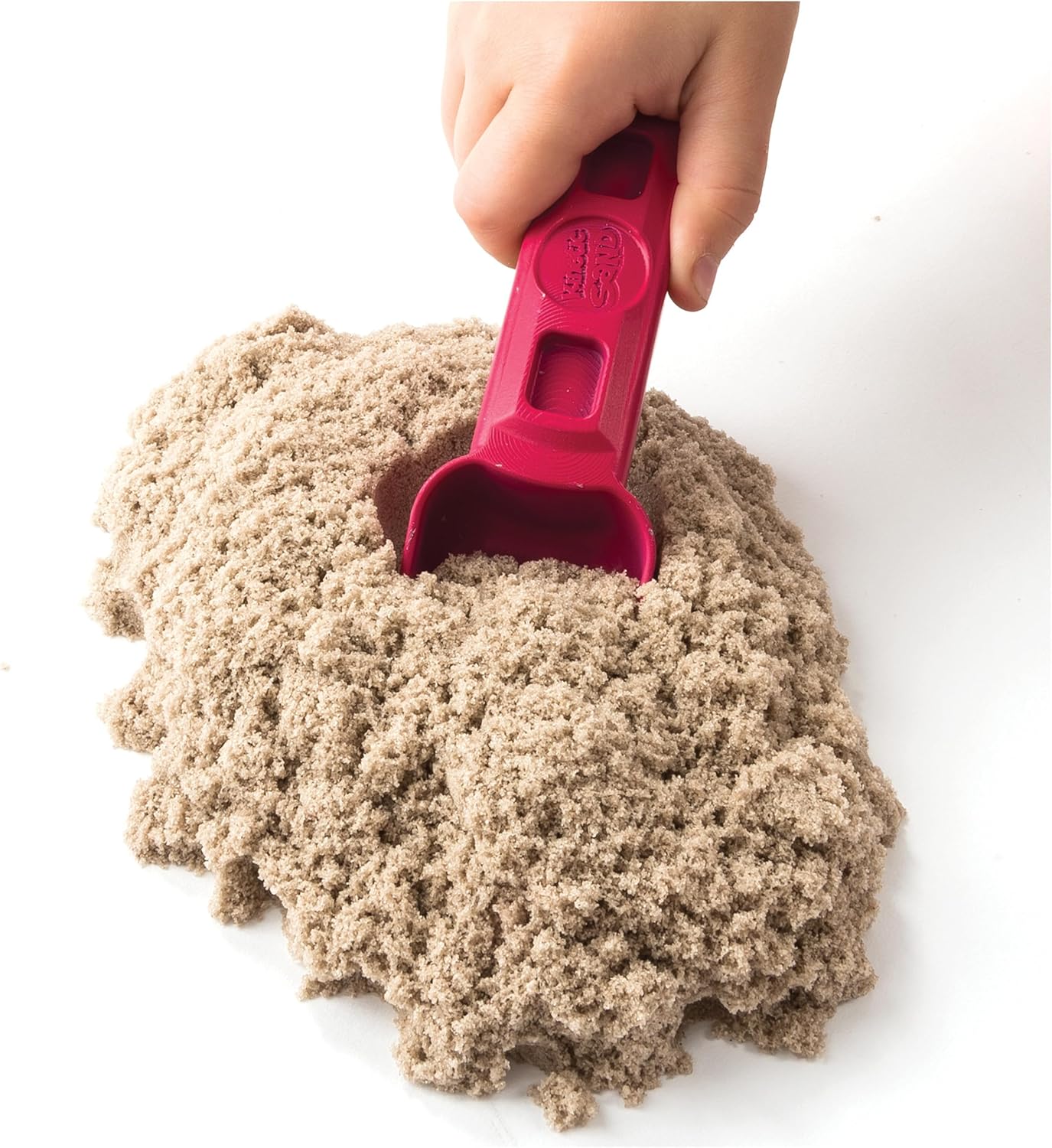 Kinetischer Sand, faltbarer Sandkasten mit 907 g Spielsand, 7 Formen und Werkzeugen