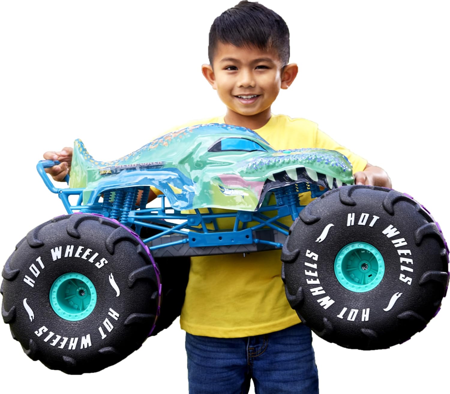 Véhicule télécommandé Hot Wheels Monster Trucks XL Mega-Wrex