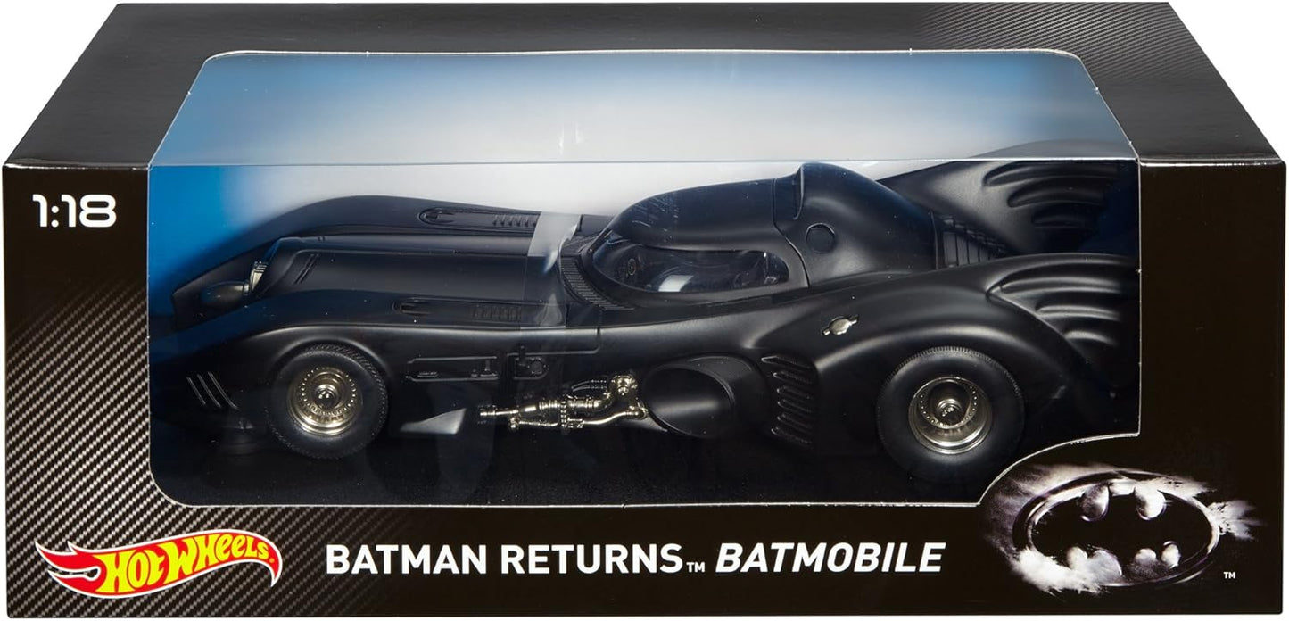 Hot Wheels Elite Collector Batman renvoie la Batmobile