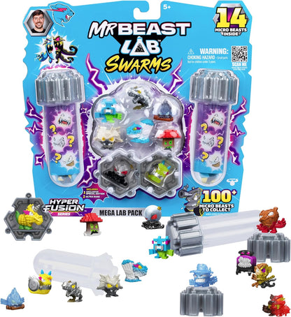 MrBeast Lab Swarms Serie 3 – Hyper Fusion Series 14er-Pack Septic Snow Globe Edition Mischen, verschmelzen und entfesseln Sie das ultimative Chaos!