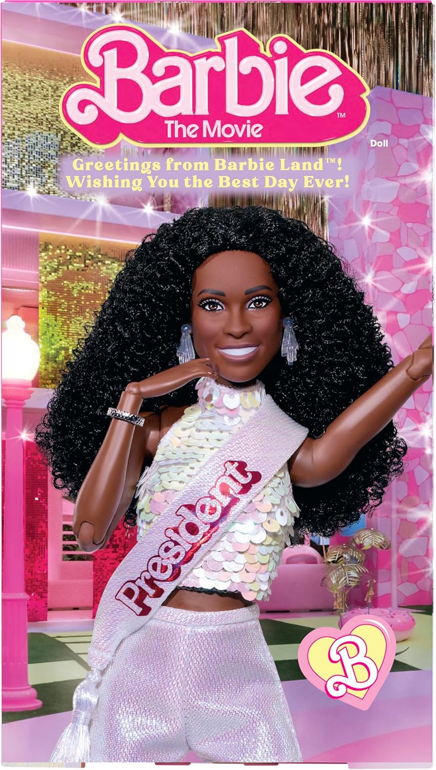 Poupée de collection Barbie The Movie President inspirée par Issa Rae