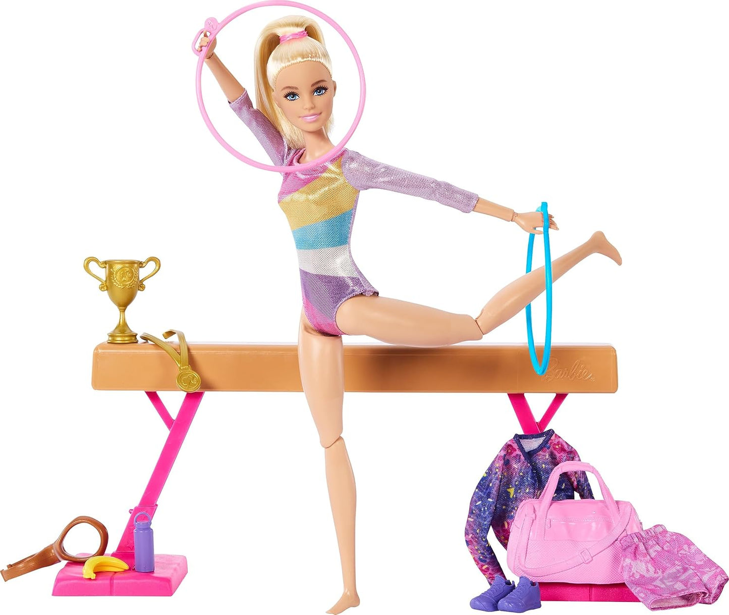 Barbie Gymnastique Poupée et Accessoires Playset