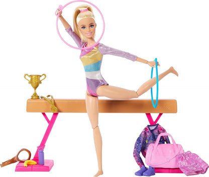 Barbie Gymnastique Poupée et Accessoires Playset
