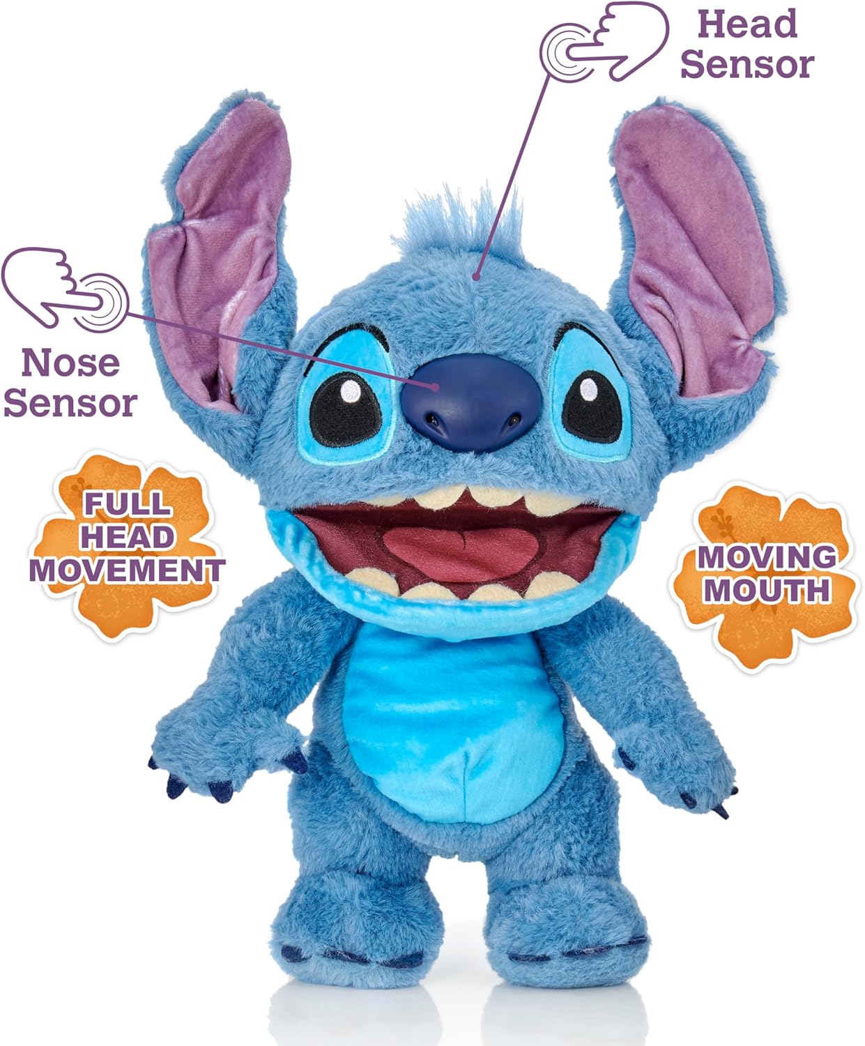 Disney Chatty Stitch Deluxe Puppetronic NEU