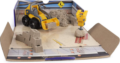 Coffret de jeu Kinetic Sand, Dig & Demolish avec sable de jeu et camion jouet de 454 g