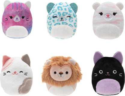 Squishmallows Micromallows Purr-FECT Squad Peluche - Include Eloise, Karina, Ramon, Pooja e Toni