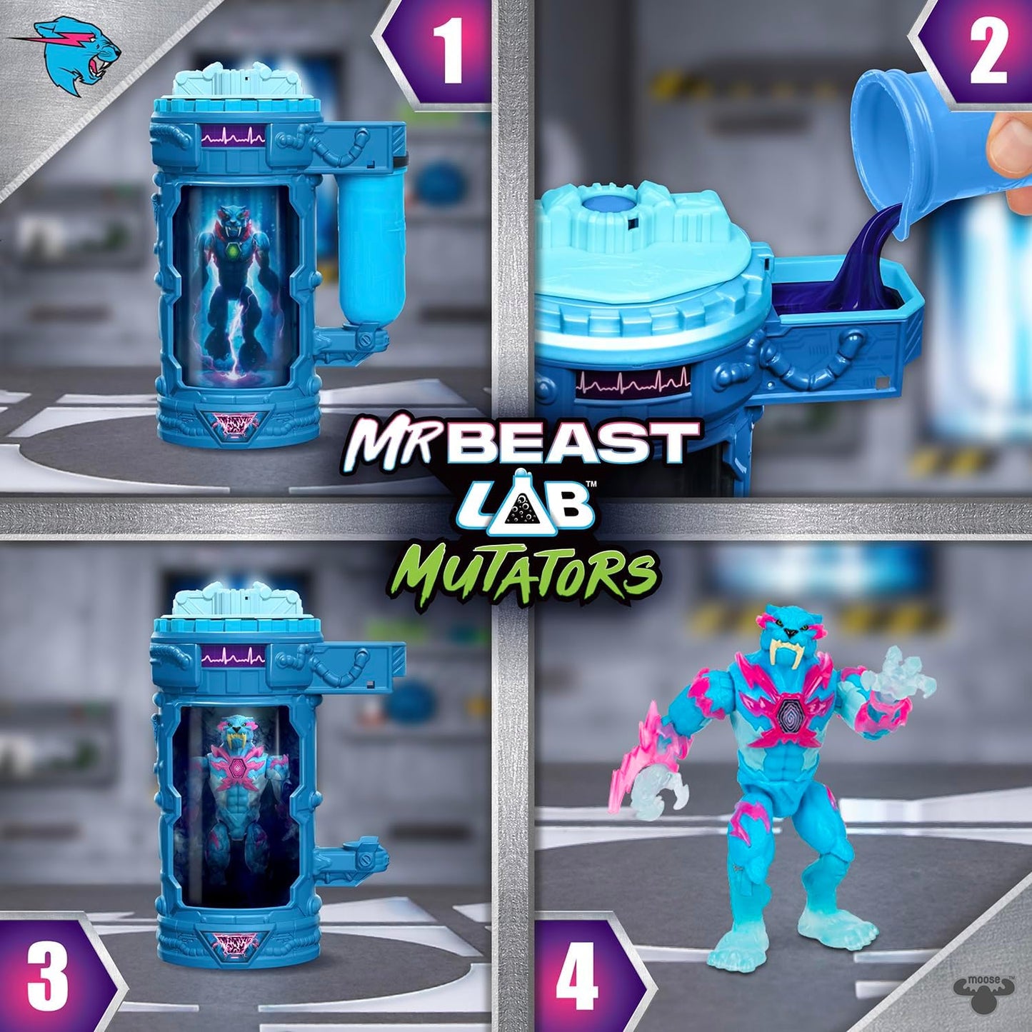 Mutateurs Hyper Fusion de MrBeast Lab – Lightning Panther