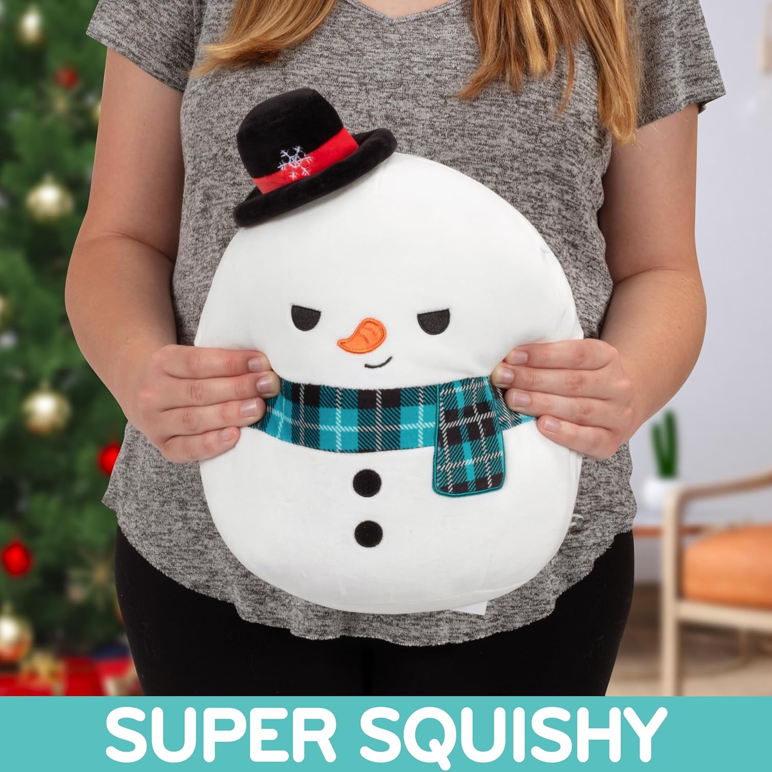 Squishmallows Weihnachten Ignacio der Schneemann