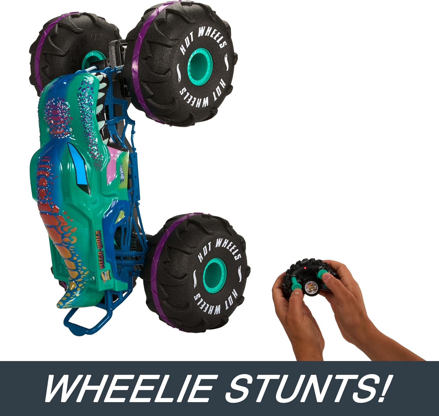 Véhicule télécommandé Hot Wheels Monster Trucks XL Mega-Wrex
