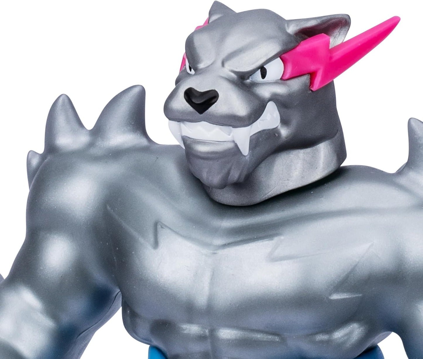 MrBeast Lab – Heroes of Goo Jit Zu Stretchy Heroes 4,5 (11 cm) Panther-Figuren, dehnbar bis zum Dreifachen ihrer Größe, Wave 2-Kollektion, ikonische, silberne und legendäre Panther