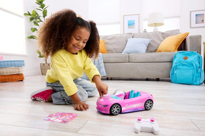 Hot Wheels Barbie RC Cabrio-ferngesteuertes Auto für Barbie-Puppen ab 3 Jahren