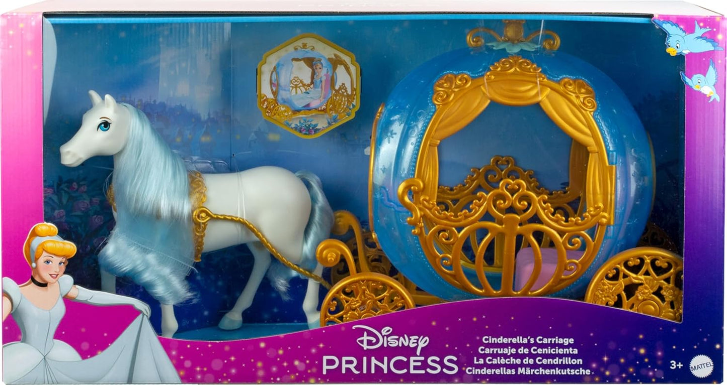Ensemble carrosse et chevaux de la princesse Disney Cendrillon inspiré de Cendrillon de Disney, à partir de 3 ans