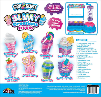 CRA-Z-Slimy Scented Slimy Creations Studio Buntes Schleimstudio für Kinder ab 6 Jahren