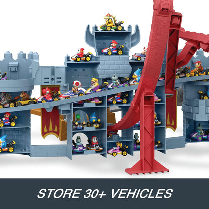 Hot Wheels Mario Kart Bowser’s Castle Track Set mit Kamek