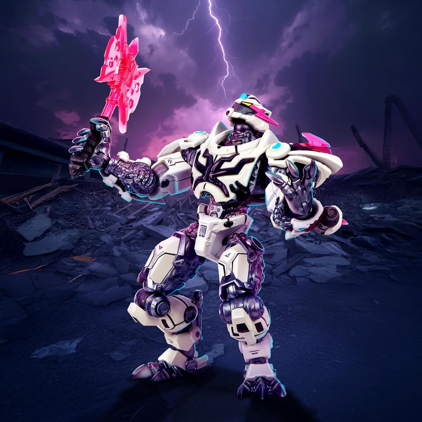 MrBeast Lab – Tiger Battle Titan-Sammlerfigur der Platinum-Serie