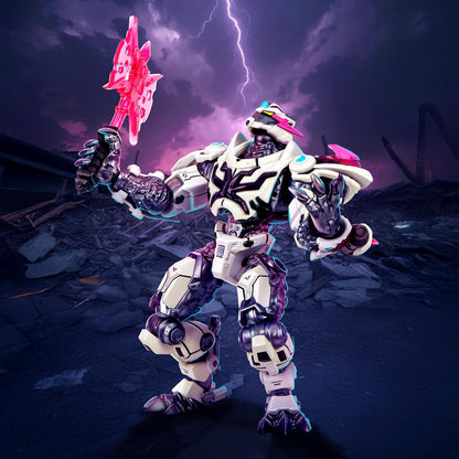 MrBeast Lab – Tiger Battle Titan-Sammlerfigur der Platinum-Serie