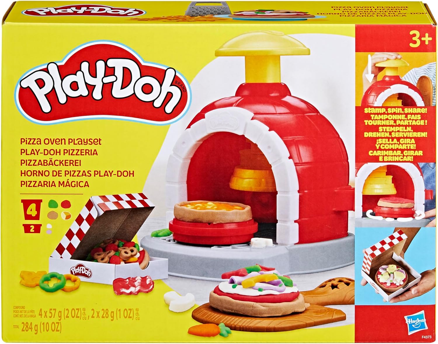 Play-Doh Kitchen Creations Pizzaofen-Spielset Rollenspiel Pizzabäcker Kinder-Kunst- und Bastelspielzeug für Kinder ab 3 Jahren