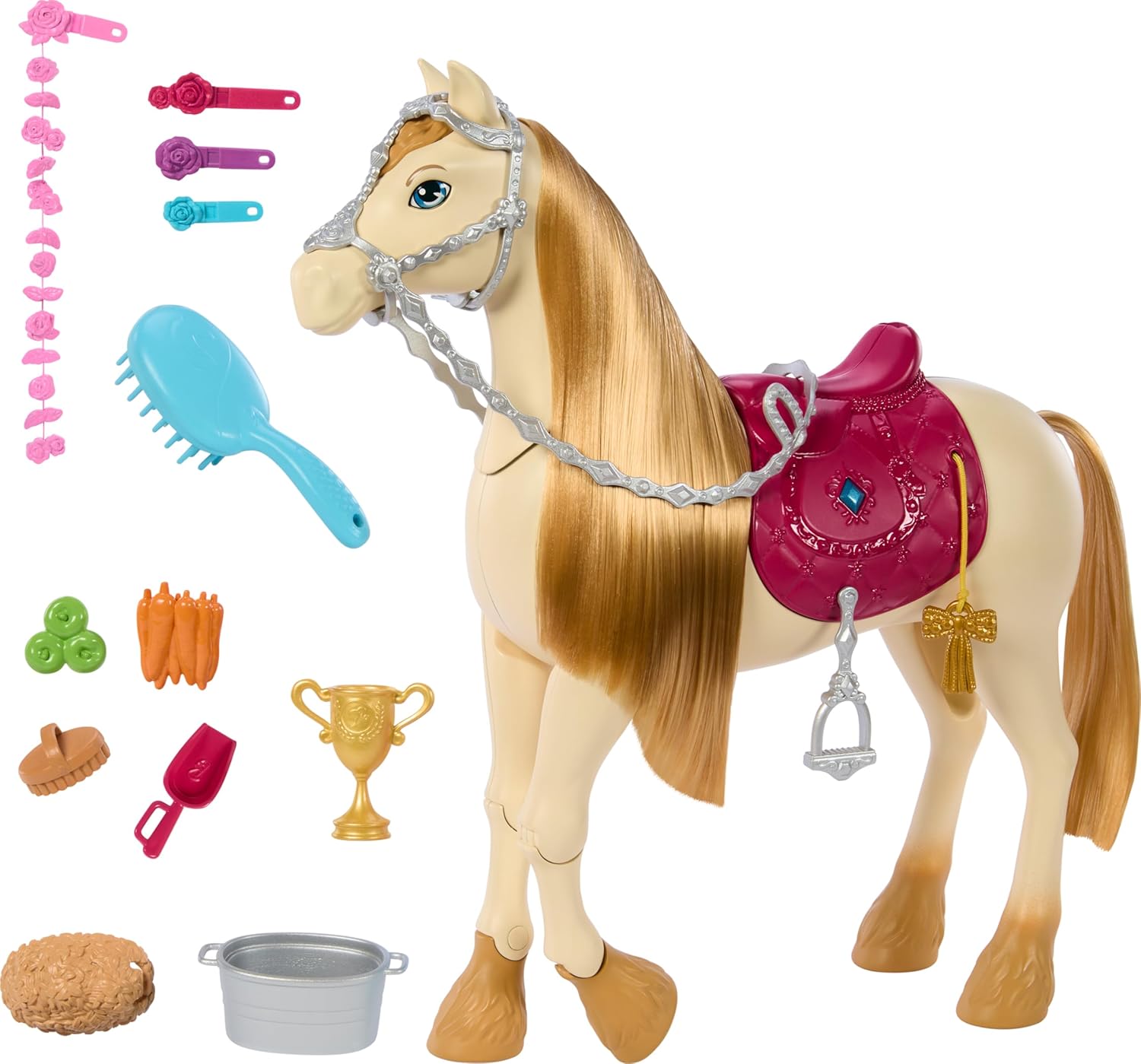 Interaktives Barbie-Pferd mit Geräuschen und Musik, inspiriert von Barbie Mysteries The Great Horse Chase, ab 3 Jahren