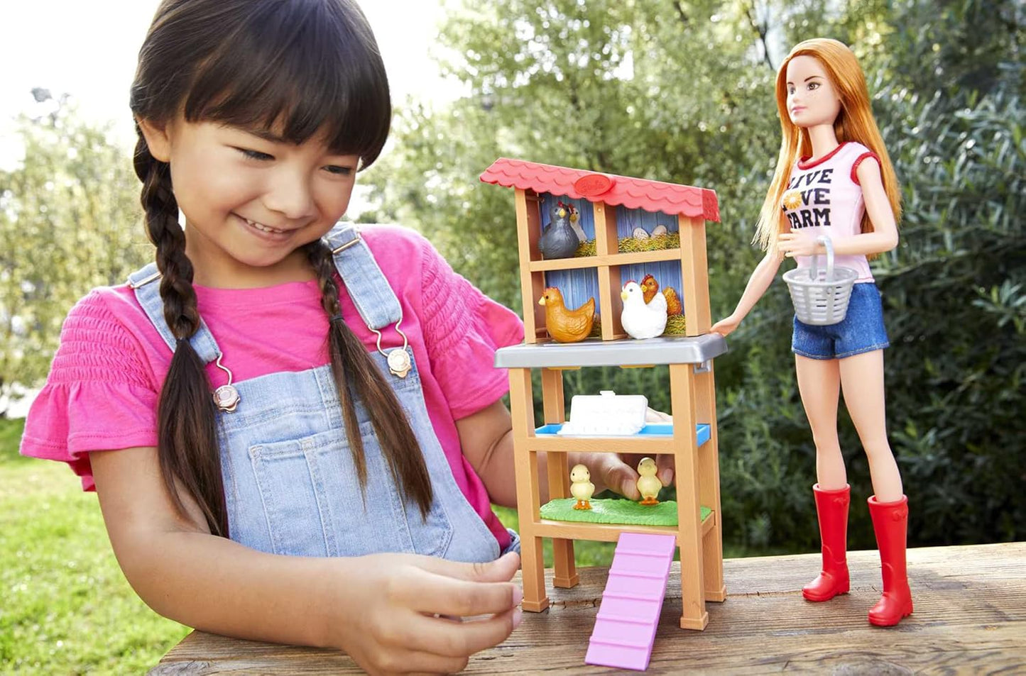 Barbie Hühnerbauernpuppe