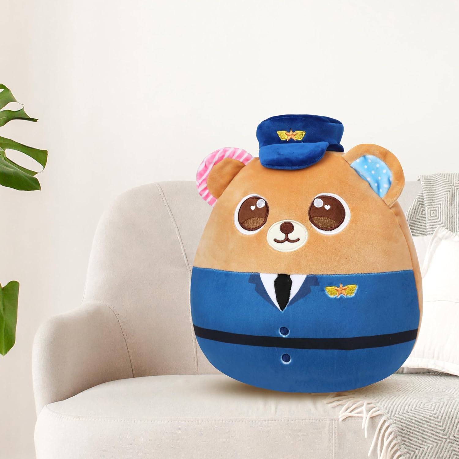 Squishmallows - Ours policier d'Easfan