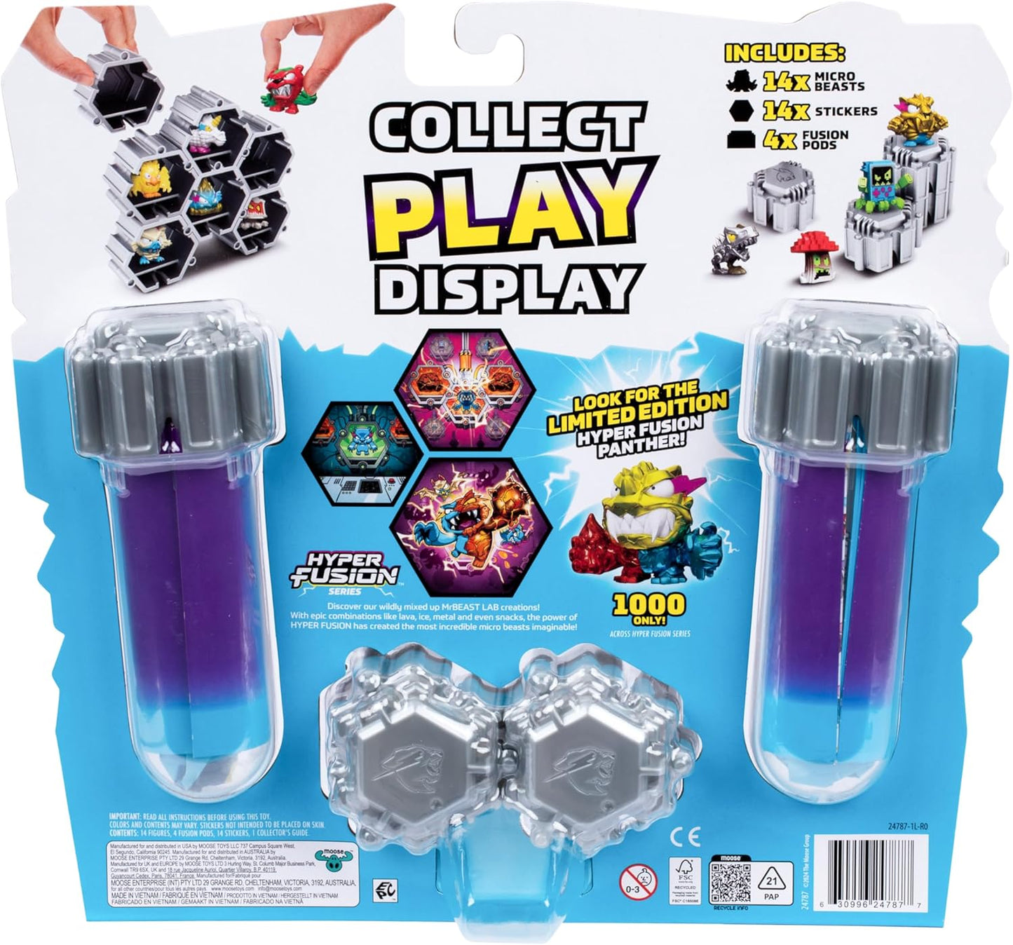 MrBeast Lab Swarms Serie 3 – Hyper Fusion Series 14er-Pack Septic Snow Globe Edition Mischen, verschmelzen und entfesseln Sie das ultimative Chaos!