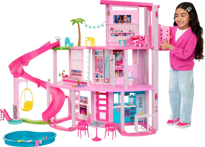 Barbie - Dream House XL - Maison de poupée Pool Party avec plus de 75 accessoires