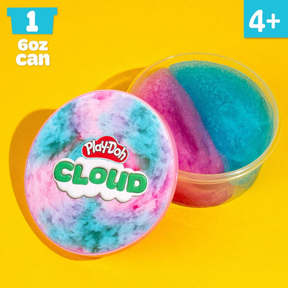 Play-Doh Cloud, Pink & Blau, Zuckerwatte-Duft, Einzeldose 170 g