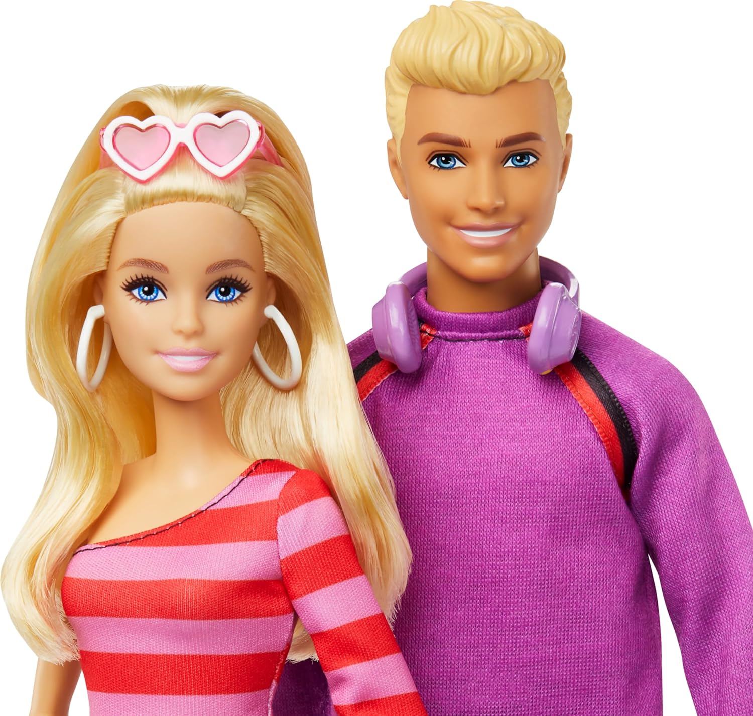 Barbie Fashionistas 2-Puppen-Rollschuh-Set mit Barbie und Ken