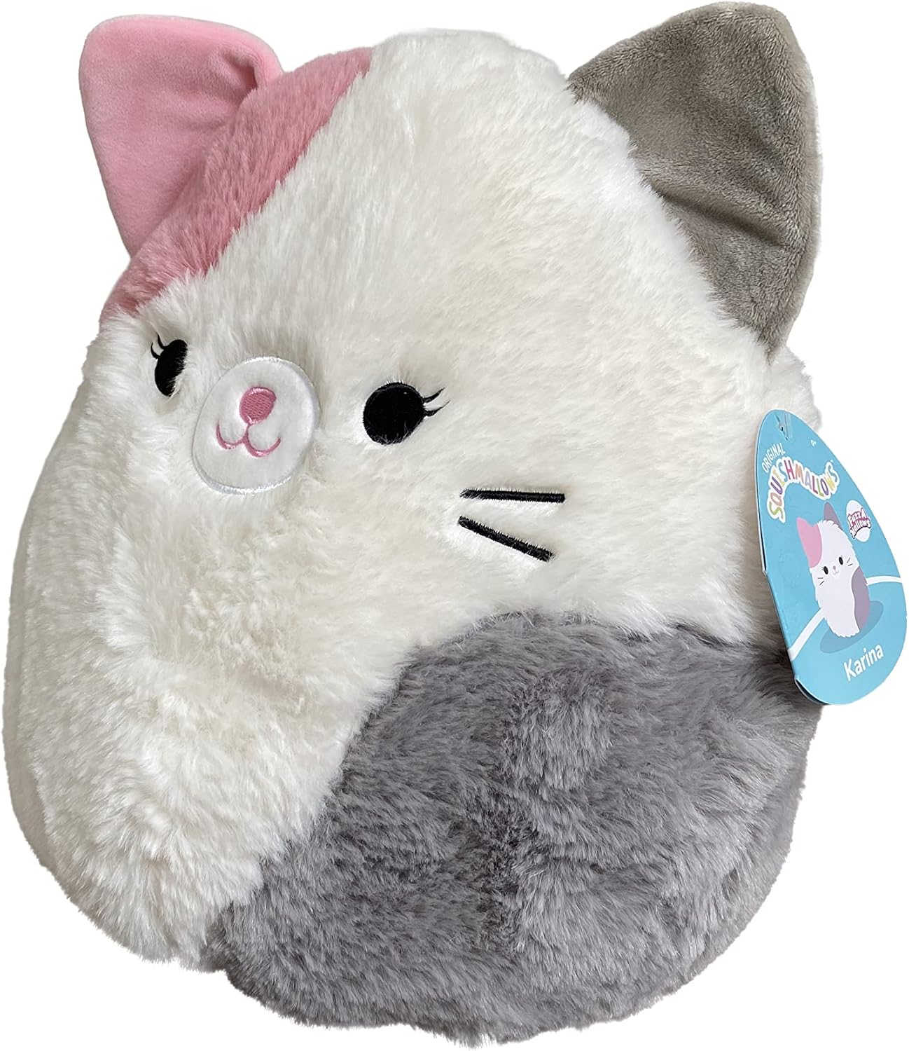 Squishmallows Fuzz-A-Mallows Karina, die flauschige Katze
