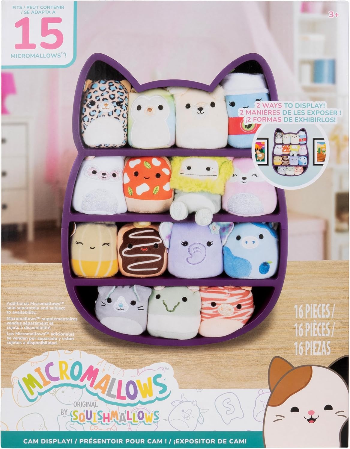 Squishmallows Micromallows zum Spielen und Präsentieren – inklusive 15 Plüschtieren!