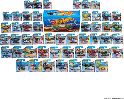 Hot Wheels 50er-Pack mit Druckgussautos, Lastwagen und Lieferwagen