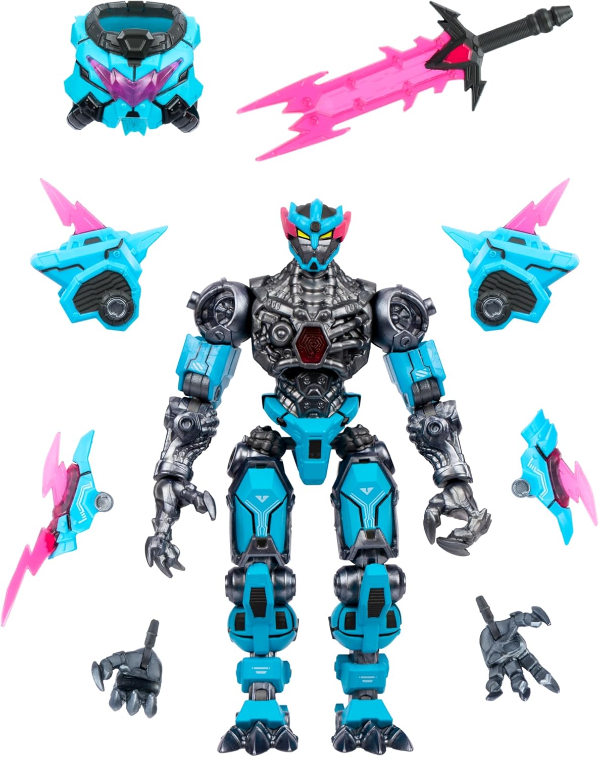 MrBeast Lab – Panther Battle Titan-Sammlerfigur der Platinum-Serie