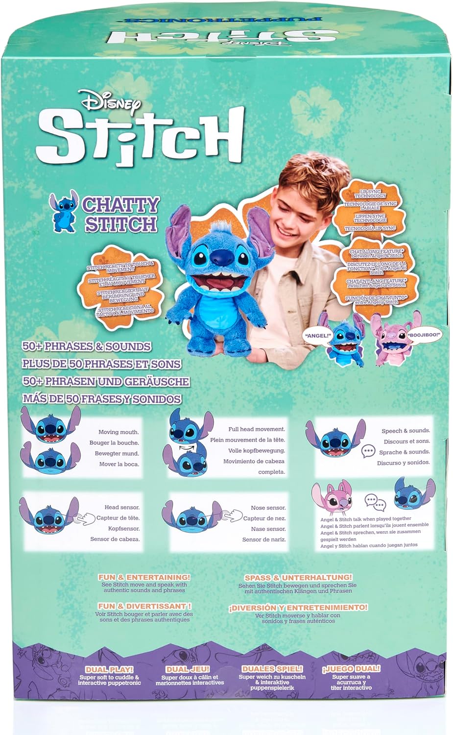 Disney Chatty Stitch Deluxe Puppetronic NEU