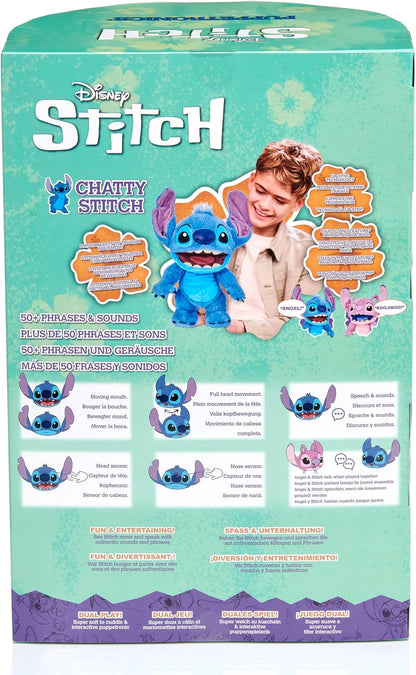 Disney Chatty Stitch Deluxe Puppetronic NEU