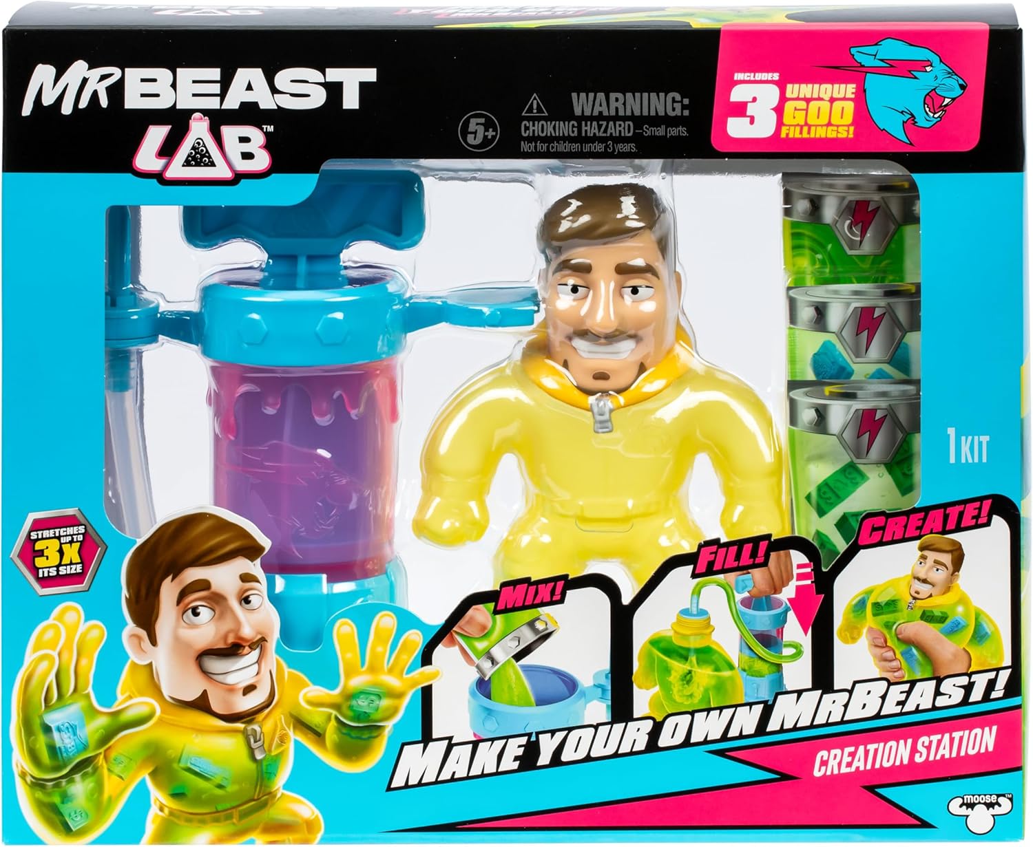 MrBeast Lab – Creation Station MrBeast Actionfigur