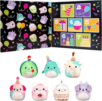 Squishmallows Micromallows Geburtstags-Countdown, 7er-Pack