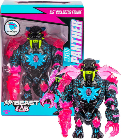 MrBeast Lab – Apex Beast Neon Panther Sammlerfigur