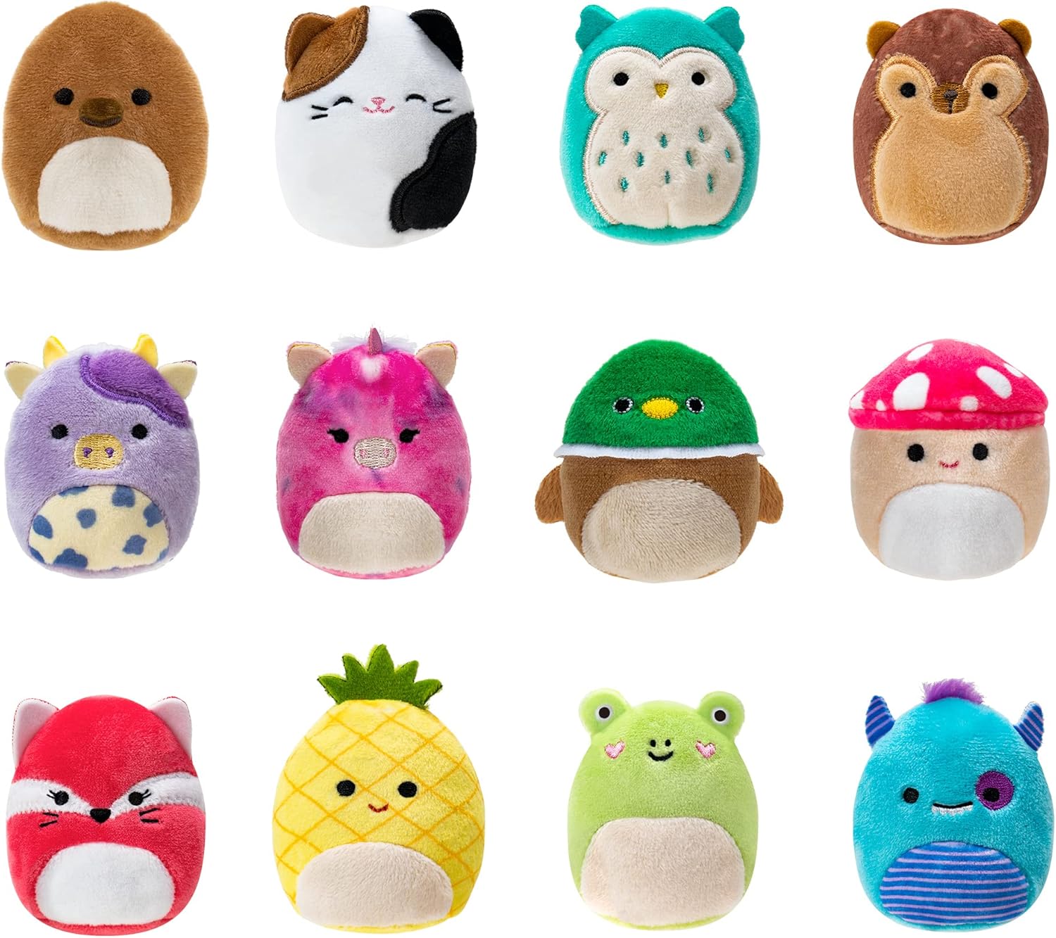 Squishmallows Micromallows All-Star Squad – 12 Fanfavoriten, darunter Hans, Cam, Malcolm, Avery und mehr