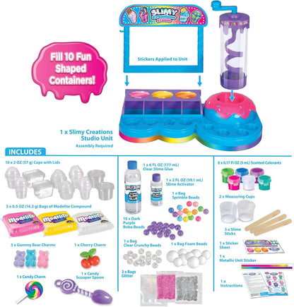 CRA-Z-Slimy Scented Slimy Creations Studio Buntes Schleimstudio für Kinder ab 6 Jahren