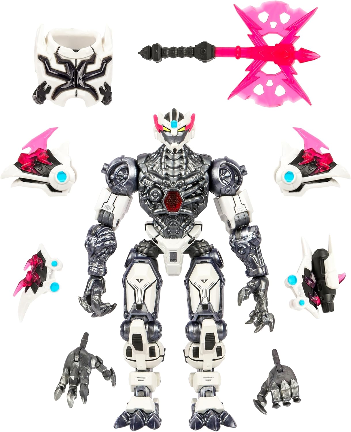 MrBeast Lab – Tiger Battle Titan-Sammlerfigur der Platinum-Serie