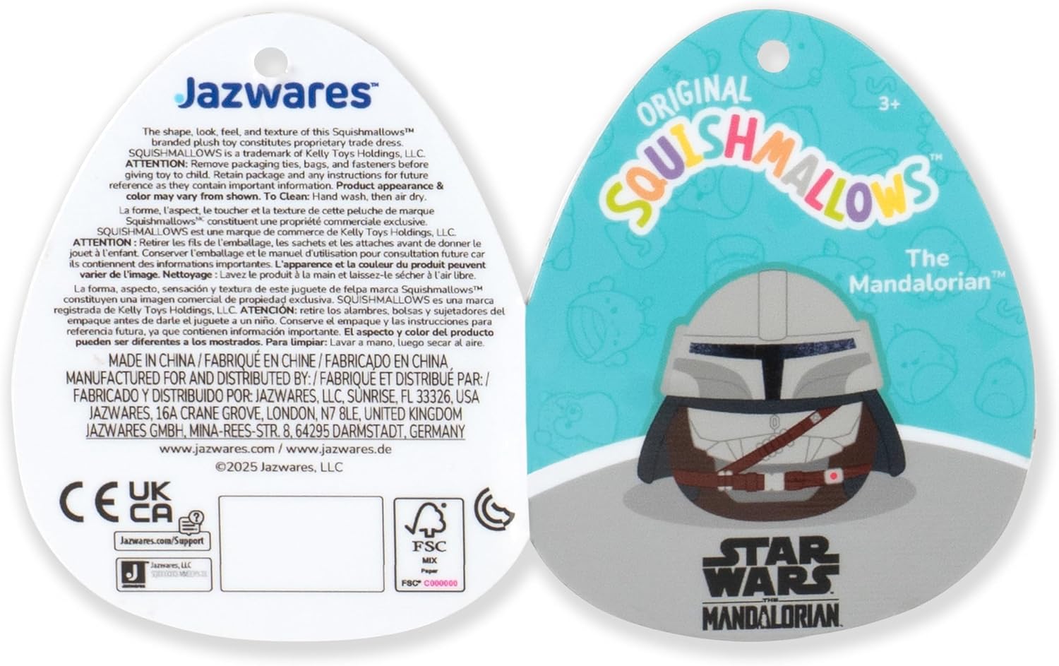 Squishmallows Disney „Star Wars“ Mandalorianer