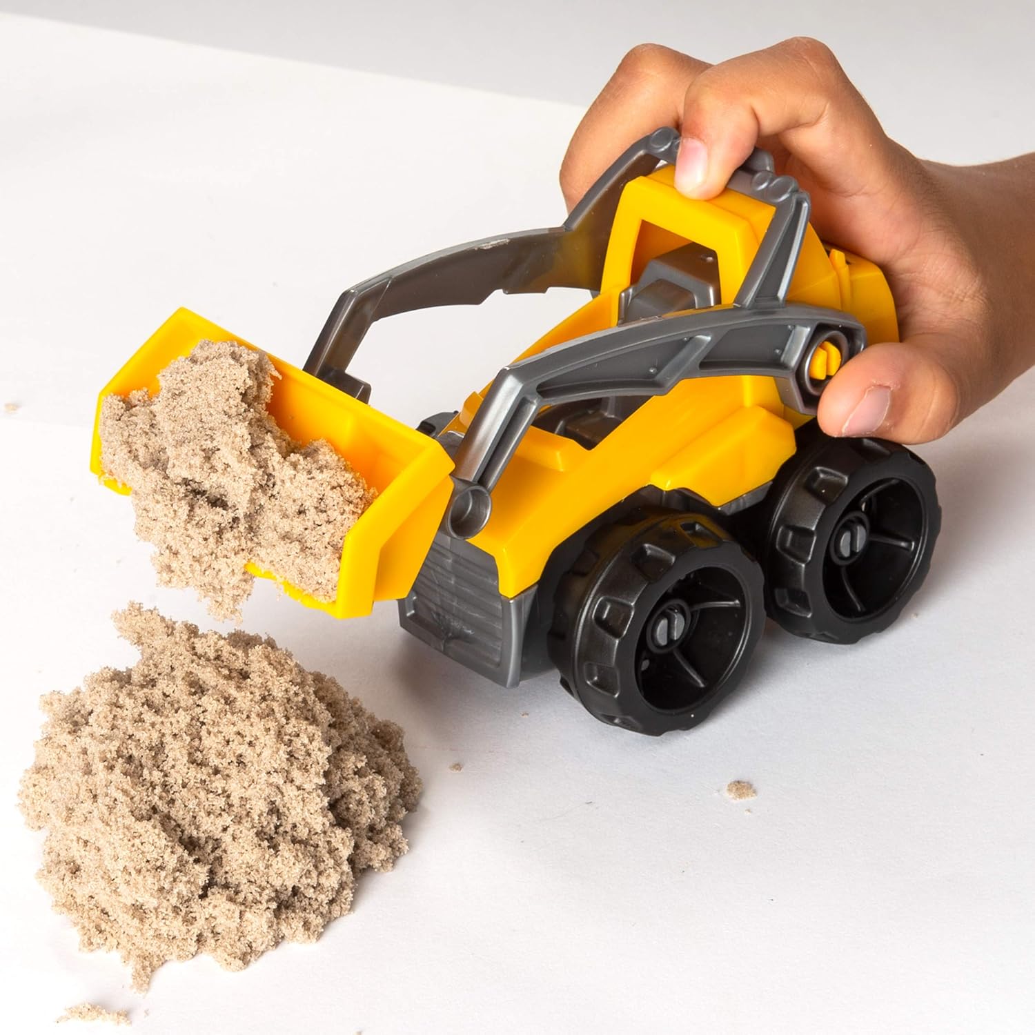 Coffret de jeu Kinetic Sand, Dig & Demolish avec sable de jeu et camion jouet de 454 g