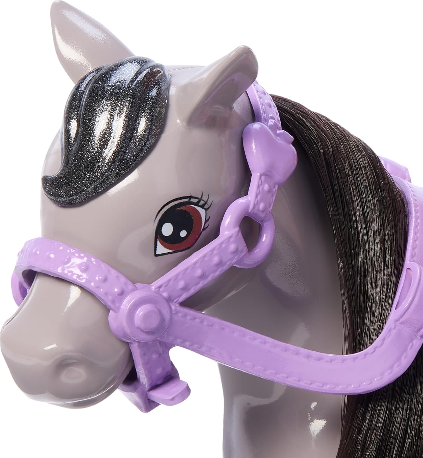 Barbie Chelsea-Puppe und Spielzeugpferd-Set, blonde Chelsea und graues Pony, ab 3 Jahren