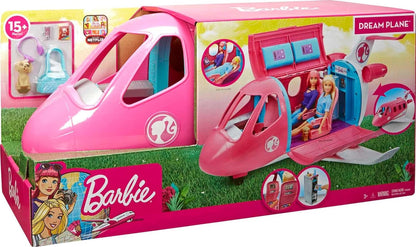 Barbie Dreamplane Playset Avion jouet avec plus de 15 accessoires, à partir de 3 ans