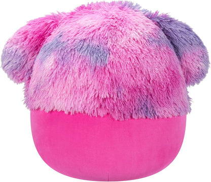 Squishmallows Fuzz-A-Mallows Woxie, der magentafarbene Bigfoot-Plüsch