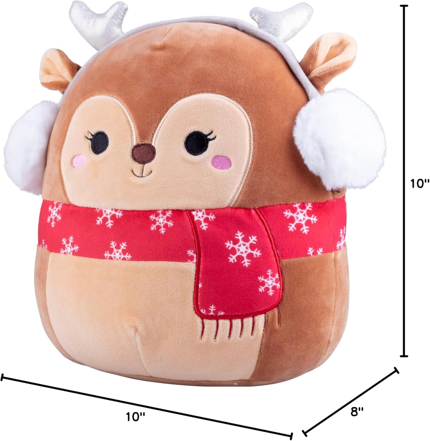 Squishmallows Noël Darla Le Cerf de Noël