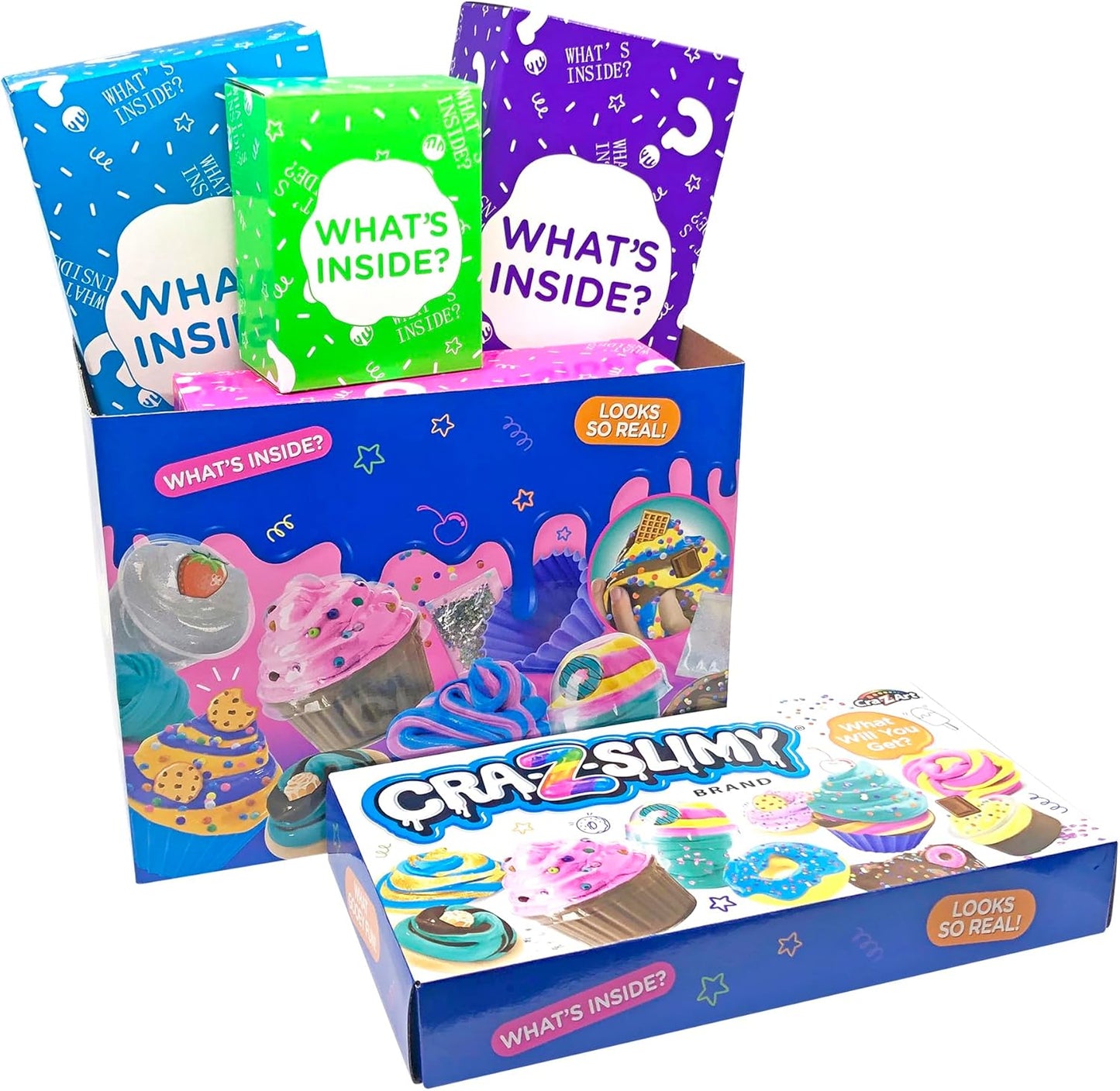 Kit de déballage de slime parfumé Cra-Z-Slimy Sweet Treats – Créez vos propres créations de slime parfumées